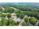 An aerial view of the neighborhood with lush green trees at 1065 Beacon Hill Xing, Alpharetta, GA 30005