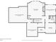 Layout of the basement, including unfinished areas, a bathroom, and a bedroom at 2444 Mossy Branch Dr, Snellville, GA 30078