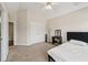 Bedroom featuring vaulted ceilings and a vanity at 2444 Mossy Branch Dr, Snellville, GA 30078