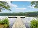 Community dock provides easy access to the lake for boating and water activities at 2444 Mossy Branch Dr, Snellville, GA 30078