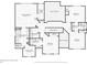 Detailed floor plan of the second floor showing the layout of bedrooms, bathrooms, and closets at 2444 Mossy Branch Dr, Snellville, GA 30078
