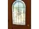 Decorative stained glass arched front door at 1041 Waverly Drive Dr, Lawrenceville, GA 30046