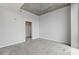 Bedroom with ensuite closet with gray paint and carpet flooring at 400 W Peachtree St # 2108, Atlanta, GA 30308