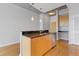 Kitchen featuring granite countertops, stainless steel dishwasher, and open layout at 400 W Peachtree St # 2108, Atlanta, GA 30308