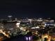 Stunning night view with lights of the cityscape at 400 W Peachtree St # 2108, Atlanta, GA 30308