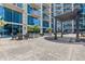 Beautiful patio area with outdoor seating and modern landscaping, providing a perfect spot for relaxation and entertaining at 400 W Peachtree St # 2108, Atlanta, GA 30308