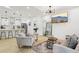 Stylish living room featuring an open layout, modern furnishings, and seamless connection to the kitchen at 1266 Elizabeth Sw Ave, Atlanta, GA 30310