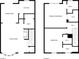 Floor plans showing first and second floors with rooms labeled at 197 Holcomb Ferry Rd, Roswell, GA 30076