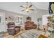 Inviting living room featuring stylish furnishings, hardwood floors, and a neutral color palette at 2560 Fairlane Dr, Cumming, GA 30041