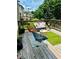 Relaxing back deck setting with comfortable seating and stylish decor provides a private outdoor space at 6398 Foggy Oak Dr, Fairburn, GA 30213