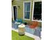 Cozy back deck with chairs and table, ideal for relaxing outdoors on the deck with a view at 6398 Foggy Oak Dr, Fairburn, GA 30213