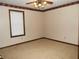 Neutral bedroom featuring carpeted floors, a ceiling fan, and a window with white blinds at 4187 Alaina Cir, Austell, GA 30106