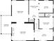 First floor plan showing the living room, dining room, kitchen, and sunroom layouts at 222 Winonna Dr, Decatur, GA 30030
