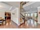 Elegant living room with hardwood floors and natural light at 4395 Wildbrooke Pkwy, Cumming, GA 30041
