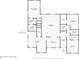 Detailed floor plan displaying the measurements for the rooms on floor 1 at 4030 Grady Smith Road Rd, Loganville, GA 30052