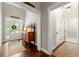 Bright foyer with hardwood floors and a view of the front door at 5015 Monticello Dr, Villa Rica, GA 30180