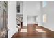 Bright, open-concept living area with soaring ceilings, hardwood floors, and abundant natural light at 2536 Dayview Ln, Atlanta, GA 30331