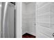 Walk-in pantry with wire shelving located next to stainless steel refrigerator at 2536 Dayview Ln, Atlanta, GA 30331