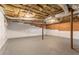Unfinished basement with exposed ceiling at 356 Waterway Trl, Powder Springs, GA 30127