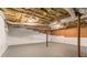 Unfinished basement ready to be renovated or used for storage at 356 Waterway Trl, Powder Springs, GA 30127