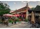 Restaurant exterior with outdoor seating, colorful decor, and a lively atmosphere in the neighborhood at 108 Park Pl # 108, Atlanta, GA 30030