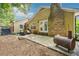 Spacious backyard with patio, string lights and plenty of room for entertaining at 2220 Williams Ln, Cumming, GA 30028