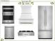 Features stainless steel appliances, including double ovens, range hood, refrigerator, cooktop, and dishwasher at 3450 Commander Cv, Suwanee, GA 30024