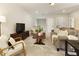 A staged living room with carpet, chairs, a TV, and a sofa at 4430 Alister Park Dr, Cumming, GA 30040