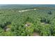 High-angle view of a house surrounded by a dense forest, offering privacy and a serene setting at 2100 Mountain Cove Ct, Woodstock, GA 30188