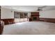 Living room with brick fireplace and large window for natural light at 6339 Cornelia Dr, Douglasville, GA 30134