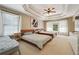 Spacious bedroom with tray ceiling, carpet, and two twin beds offering a relaxing retreat at 775 Gran Heritage Way, Dacula, GA 30019
