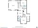 Upstairs floor plan with bedrooms, bathrooms, Gathering room, walk-in closets, and hallway with dimensions at 1255 Mcminn Way, Snellville, GA 30078