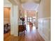 Elegant hallway with hardwood floors, detailed molding and trim throughout at 1255 Mcminn Way, Snellville, GA 30078
