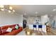 Open concept living room and stainless steel appliances at 339 Cherryhill Ln, Woodstock, GA 30188