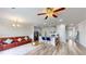Open concept living room and stainless steel appliances at 339 Cherryhill Ln, Woodstock, GA 30188