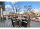 Spacious outdoor deck featuring outdoor furniture and wooded views at 1505 Ezra Church Nw Dr, Atlanta, GA 30314