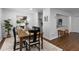 Elegant dining room with a classic wooden table, seating for six, and modern decor at 502 Bridge Se Ln, Smyrna, GA 30082
