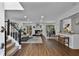 Inviting living space with hardwood floors, fireplace, and an open floor plan perfect for entertaining at 502 Bridge Se Ln, Smyrna, GA 30082