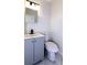 Well-lit bathroom with updated vanity, modern fixtures, and a clean design, offering a fresh and inviting space at 2027 Lois Pl, Atlanta, GA 30318