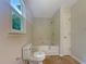 Bathroom featuring a shower and bath combo with tile floors at 110 Silverthorne Dr, Douglasville, GA 30134