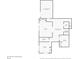 Basement floor plan featuring two finished basement areas, a kitchen, bathroom, and two bedrooms at 2525 Fairview Dr, Cumming, GA 30041