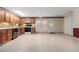 Basement kitchen with stainless steel appliances, cabinets, and lots of counter space at 2525 Fairview Dr, Cumming, GA 30041
