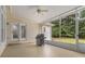 Enclosed patio with outdoor grill, ideal for entertaining guests at 2525 Fairview Dr, Cumming, GA 30041