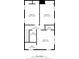 Second-floor plan featuring bedrooms, bathrooms, a hall, and a walk-in closet, showcasing the upper-level layout at 935 Pelham Nw St, Atlanta, GA 30318