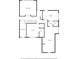 Detailed floor plan showcasing the layout of the home's second story including the bedrooms and bathrooms at 390 Scott Farm Dr, Powder Springs, GA 30127