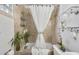 Cozy bathroom features a shower with curtain and stylish décor accents at 818 Virgil Ne St, Atlanta, GA 30307