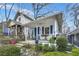 Charming cottage-style home featuring a cozy front porch with blue accents and well-maintained landscaping at 818 Virgil Ne St, Atlanta, GA 30307