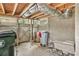 This concrete patio features a wooden fence and a gate at 2197 Spring Walk Ct, Atlanta, GA 30341