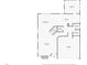 First floorplan includes living room, dining room, kitchen, garage, sunroom, bathroom and laundry room at 1902 Connemara Dr, Atlanta, GA 30341