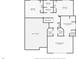 Second floorplan with three bedrooms and three bathrooms and several closets at 1902 Connemara Dr, Atlanta, GA 30341